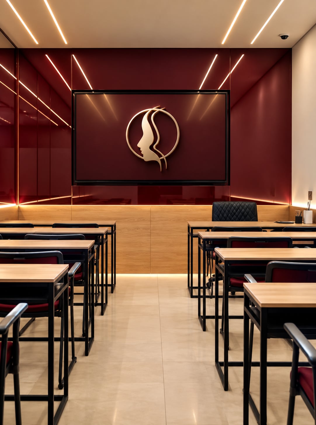Sala de cursos da Facehof